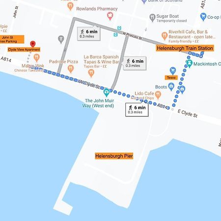 Clyde View Apartment 海伦斯堡 外观 照片